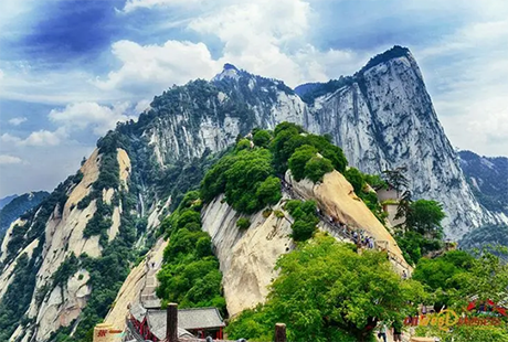 【臻美華山】南昌到華清池兵馬俑華山雙臥5日游天下奇險(xiǎn)第一山【西岳華山】，登高遠(yuǎn)眺，云霧仙境